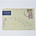 Australian Airmail cover with combination stamps used in Australia with censor