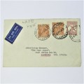 Australian Airmail via Alexandra to South Africa with late fee written on cover