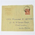 4 Used postal envelopes England to South Africa