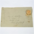 3 Used postal envelopes from England to South Africa