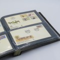 First day cover album with over 100 pages - Included 56 South West Africa First day covers