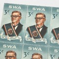 SWA 1968 Swart Commemoration SACC 234 - block of 6 mint stamps