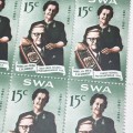 SWA 1968 Swart Commemoration SACC 235 - block of 6 mint stamps