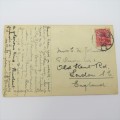 1910 Postcard with 10 Pfennig Deutsches Reich stamp sent from Heidelberg, Germany to London, England