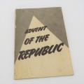 1960 Advent of the Republic booklet - Questions on why SA must become a Republic