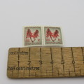 South Africa 1 c `Kafferboomblom` stamp with upward shift of the red printing