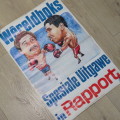 Wereldboks Rapport poster - Gerrie Coetzee - Size 65 x 43 cm