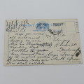 1938 Postcard posted from London, Canada to Goodwood, South Africa - Without stamp