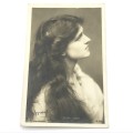 Early 1900`s postcard with picture of Dena dare actress - sent to Maseru, Basutoland