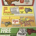 Sassy Sally`s Las Vegas pamphlet with 5 coupons and ticket stubs