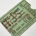 Smithsonian Institute Vintage $1 Living Planet admission ticket
