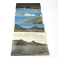 Lot of 6 Post cards showing Cape Town - vintage