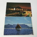 Lot of 6 Post cards showing Cape Town - vintage