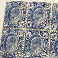 Transvaal SACC 282 block of 9 unmounted mint stamps - at half catalogue