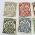 ZAR - SACC 178 to 189 set of 12 unmounted mint stamps