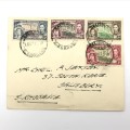 Southern Rhodesia Coronation of George 6, 12 May 137 FDC on Union Castle Line envelope