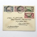 Southern Rhodesia Coronation of George 6 first day cover 12 May 1937 with SACC 38-41 stamp