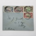 Southern Rhodesia 12 May 1937 Coronation of King George 6 - full set on first day cover