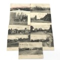 Lot of 9 antique post cards with Pretoria scenes - all over 100 years old