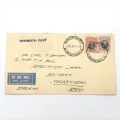 Southern Rhodesia 1931 Christmas Flight cover with Experimental Flight rubber stamp