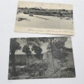 Lot of 7 old Rhodesia area post cards