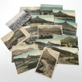 Lot of 18 antique post cards of Cape Town and Sea Point - used and unused