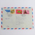 Postal cover - Airmail Stationery posted from Switzerland to Johannesburg, South Africa