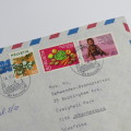 Postal cover - Airmail Stationery posted from Switzerland to Johannesburg, South Africa