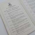 Booklet for the 1947 Royal Visit to Pietermartizburg, South Africa