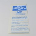 1996 National Party pamphlet - why the National Party withdrew from the GNU