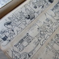 Scrapbook with large variety of WW2 period comic strips