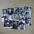 Lot of 14 photos of vintage Movie Stars - promotional material