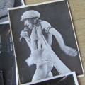 Lot of 10 vintage photos of singers and rock stars