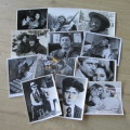 Lot of 12 vintage photos of Paul Newman, Charles Bronson and Burt Reynolds - promotional material