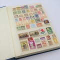 64 Page stamp album with over 2500 world stamps - Not checked