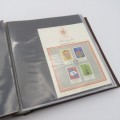 First day cover album with 78 pages and 46 first day covers and control blocks