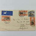 Postal cover - Airmail Franklin, South Africa to Orbe-Vand, Switzerland - See description