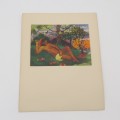 Vintage Paul Gauguin 1848-1903 printing La Femme du roi 34x27cm