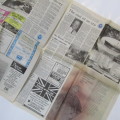 Pair of Natal Witness news papers 1846 and 1992