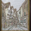 Vintage The Shambles exclusive series hand painted stoneware by Colin Willman