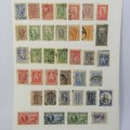 Lot with 37 Greek stamps - used hinged