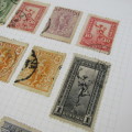 Lot with 37 Greek stamps - used hinged