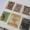 Lot with 36 Greek stamps - used hinged