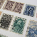 Lot with 36 Greek stamps - used hinged