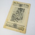 WW2 Prisoners of War info booklet - April 1945 with postal cover - corner tear