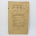 Antique 1905 South Africa Law Journal