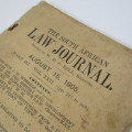Antique 1905 South Africa Law Journal