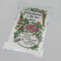 Antique metal Birthday card to a sister - rare and almost never seen