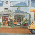 Vintage print of Oom Samie se winkel, Stellenbosch by AH Vital