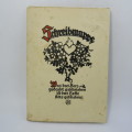 Antique German writing Case folder with cards, stickers, envelopes and more